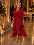 Elegant V-Neck Dress