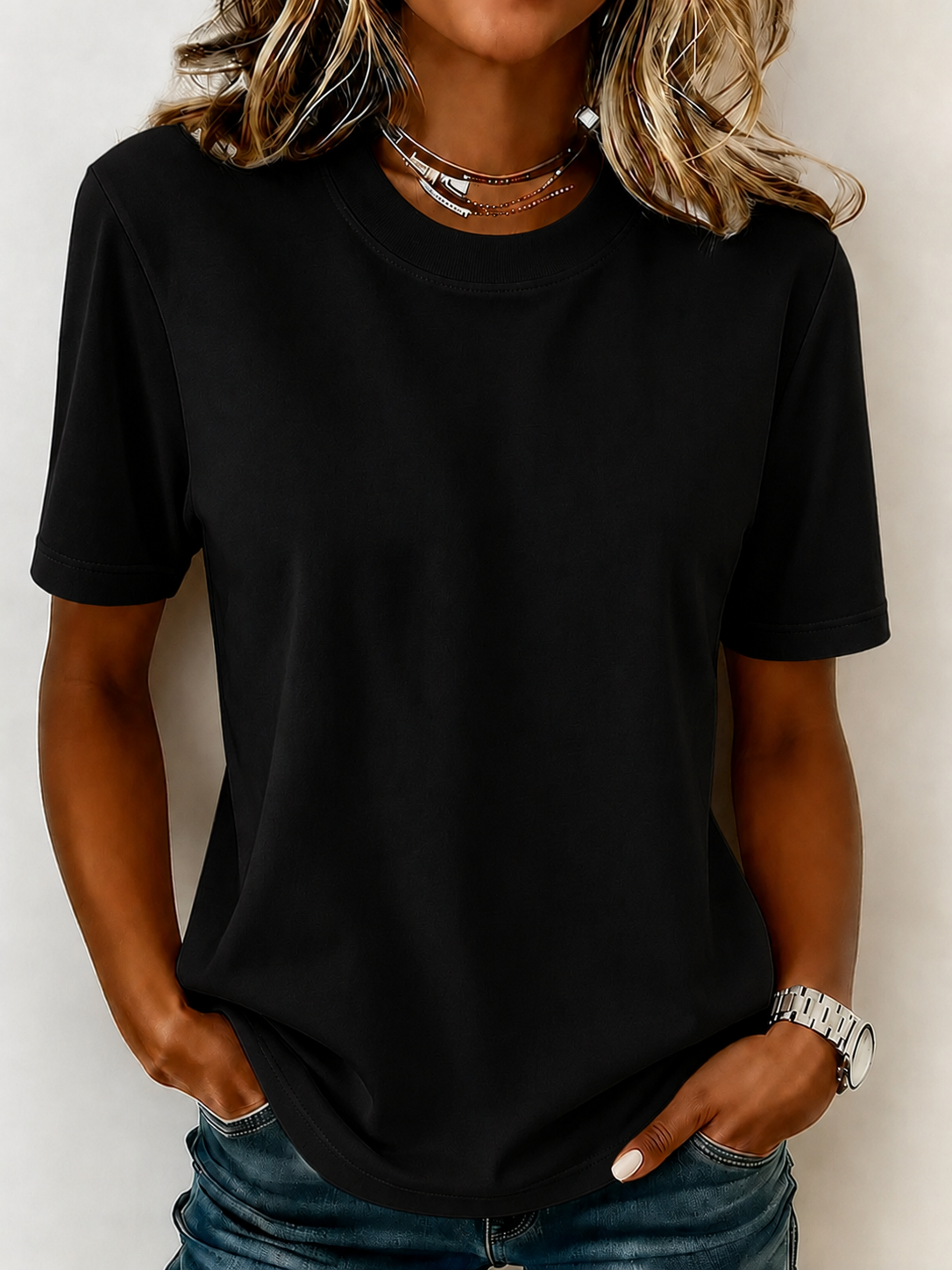 Essential Crew Neck Tee