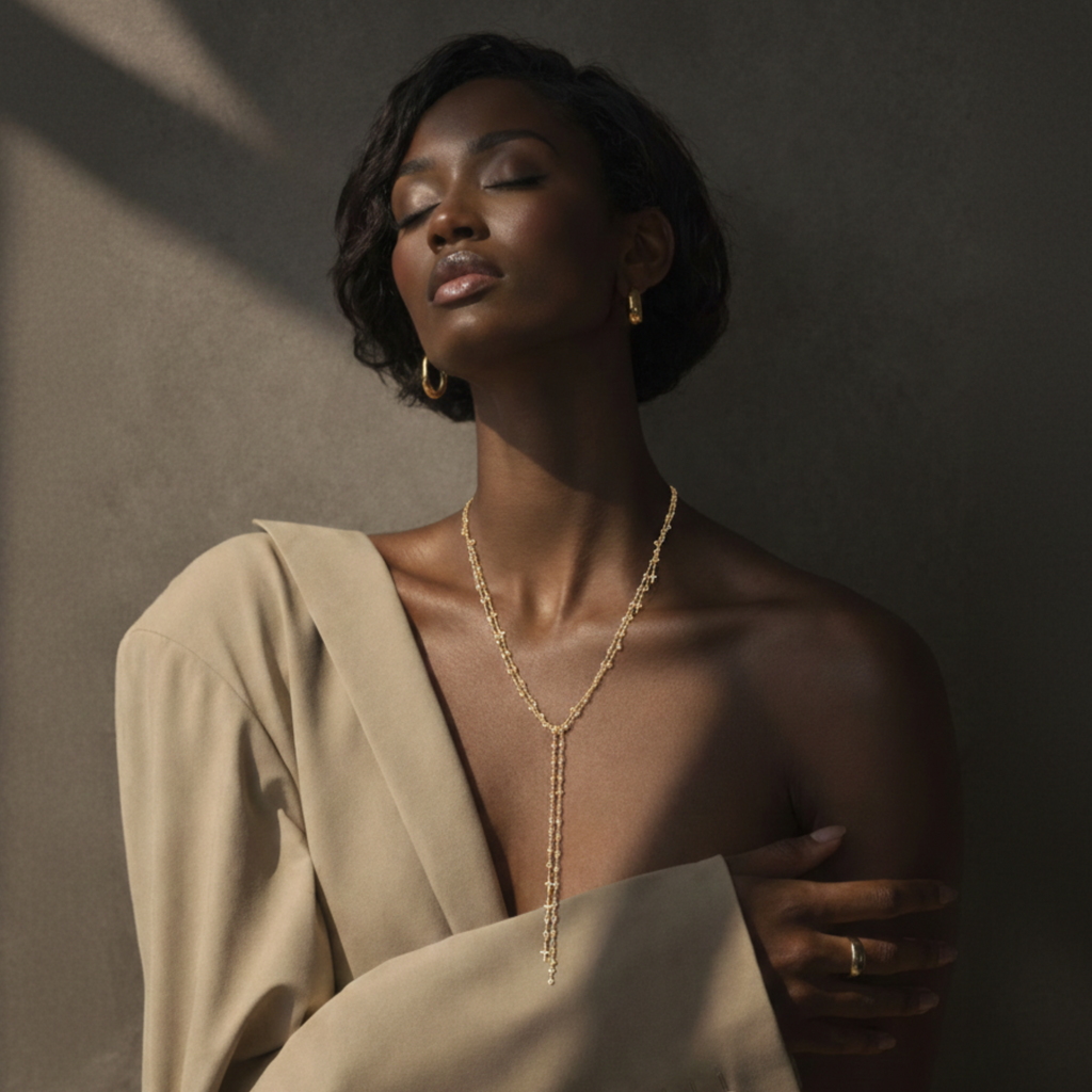 Crosslink Y Necklace