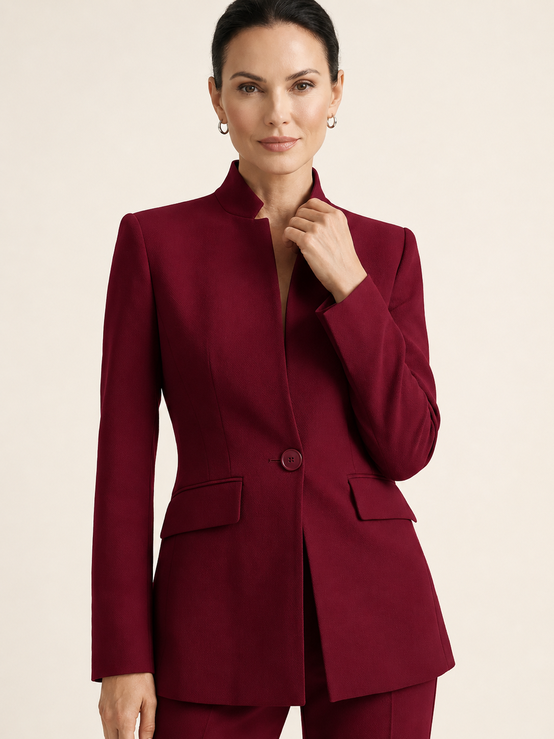 Elegant Tailored Suit – Black