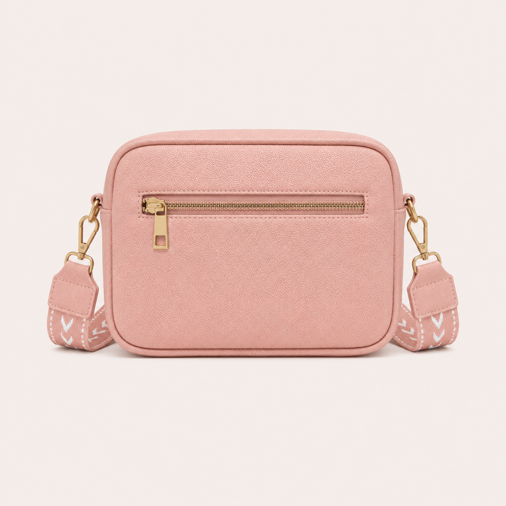 Willow Crossbody Bag – Blush Pink