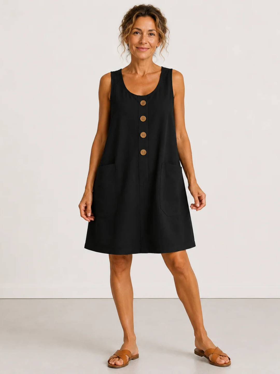 Maya | Cotton Linen Summer Dress
