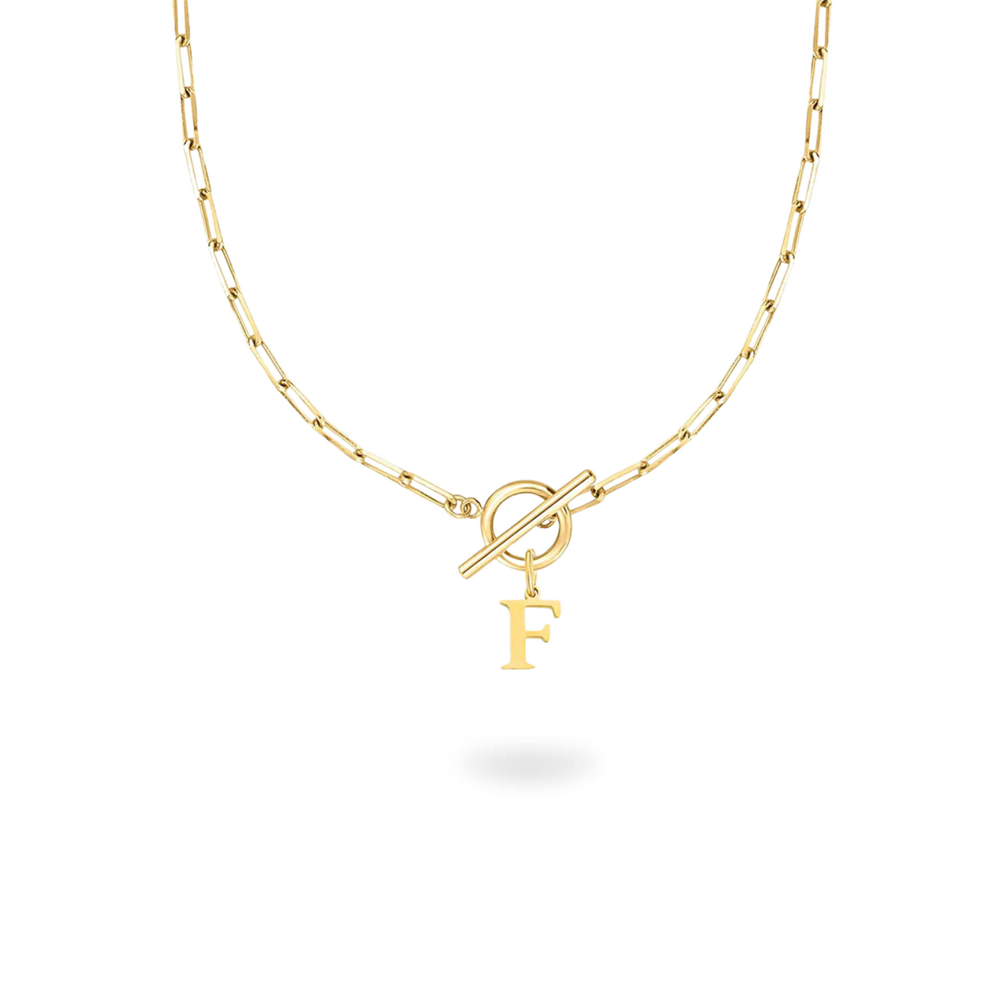 Lock Initial Necklace