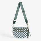 Checkered Crossbody Sling Bag