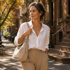 Harper Slouch Tote Cream Beige Bag