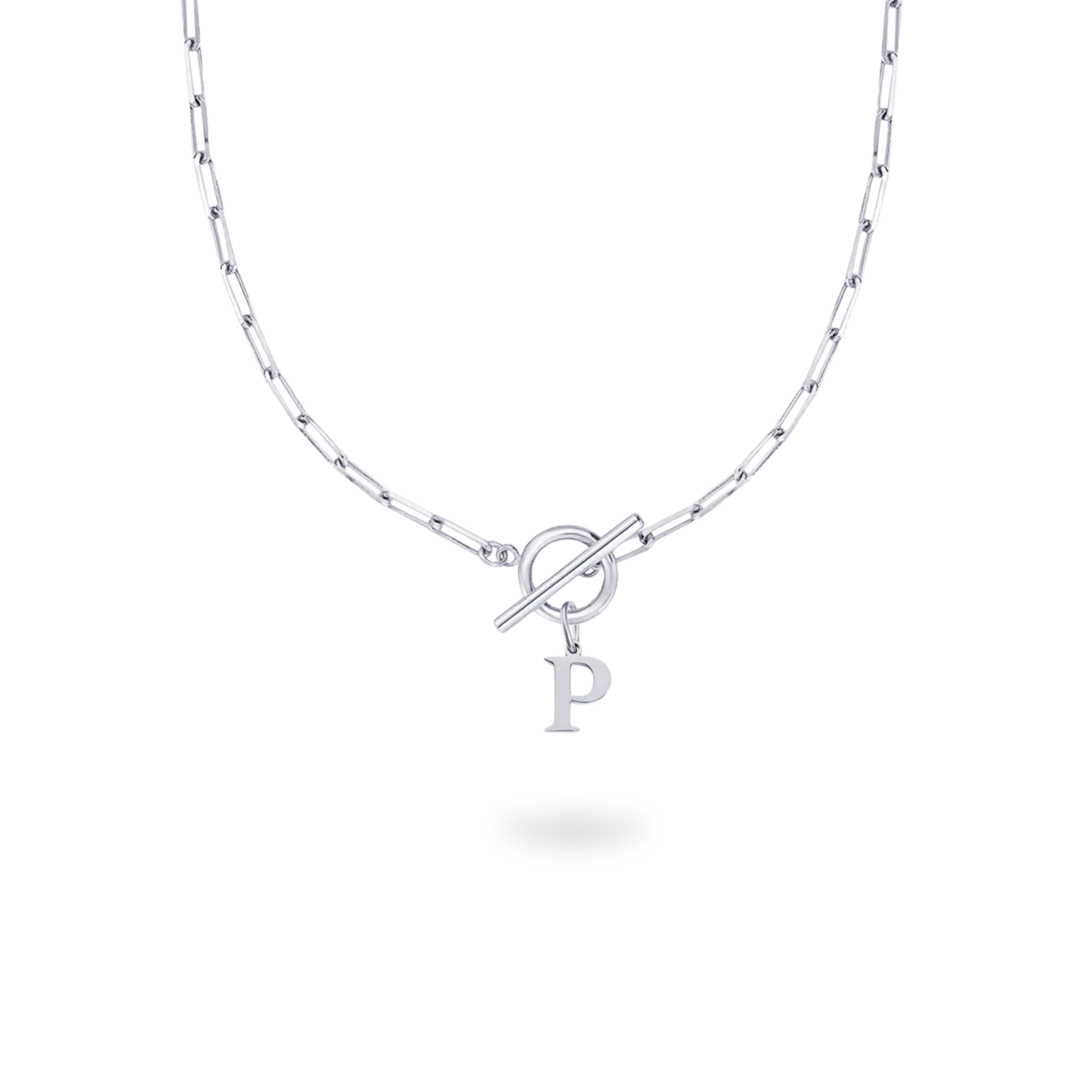 Lock Initial Necklace