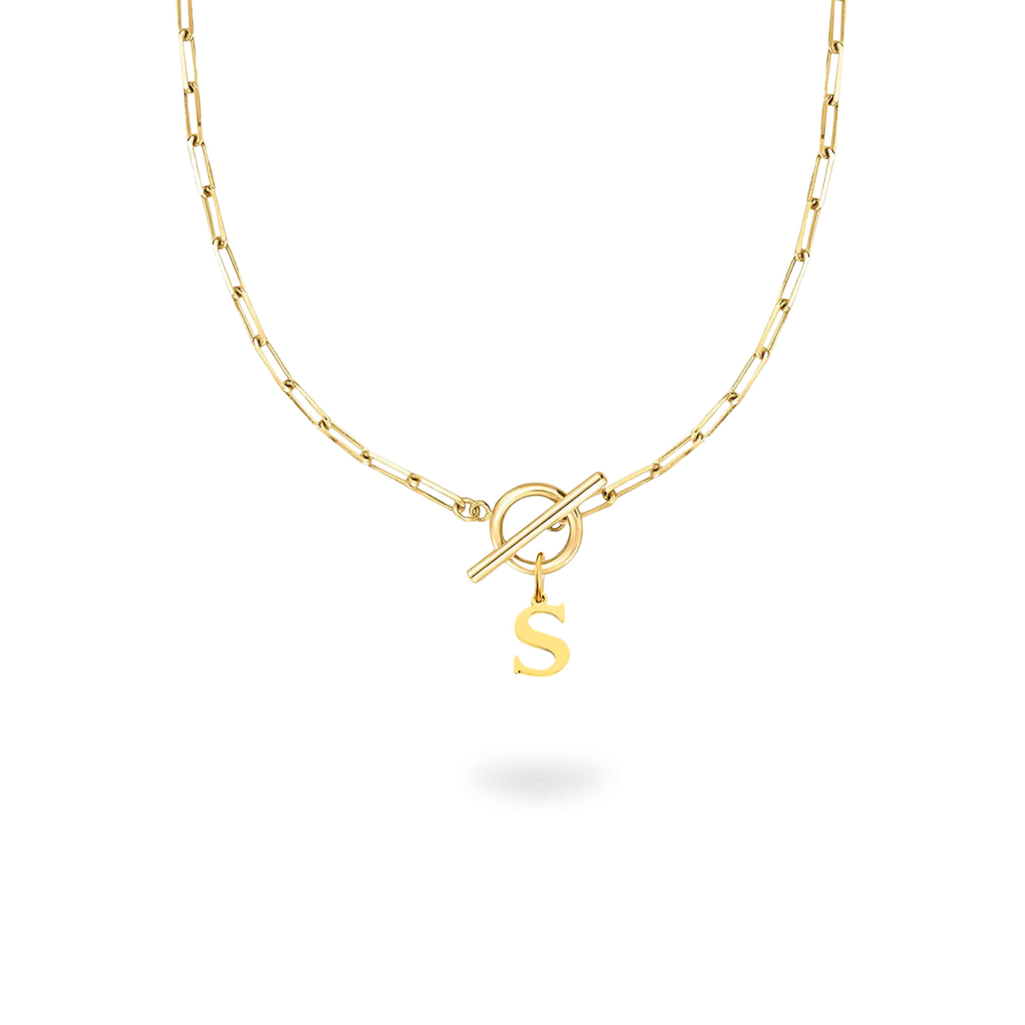 Lock Initial Necklace