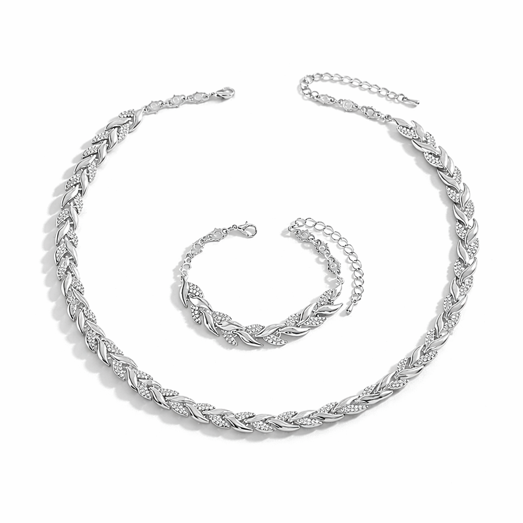 Mermaid Necklace & Bracelet Set