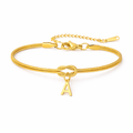 Eternal Knot Letter Bracelet