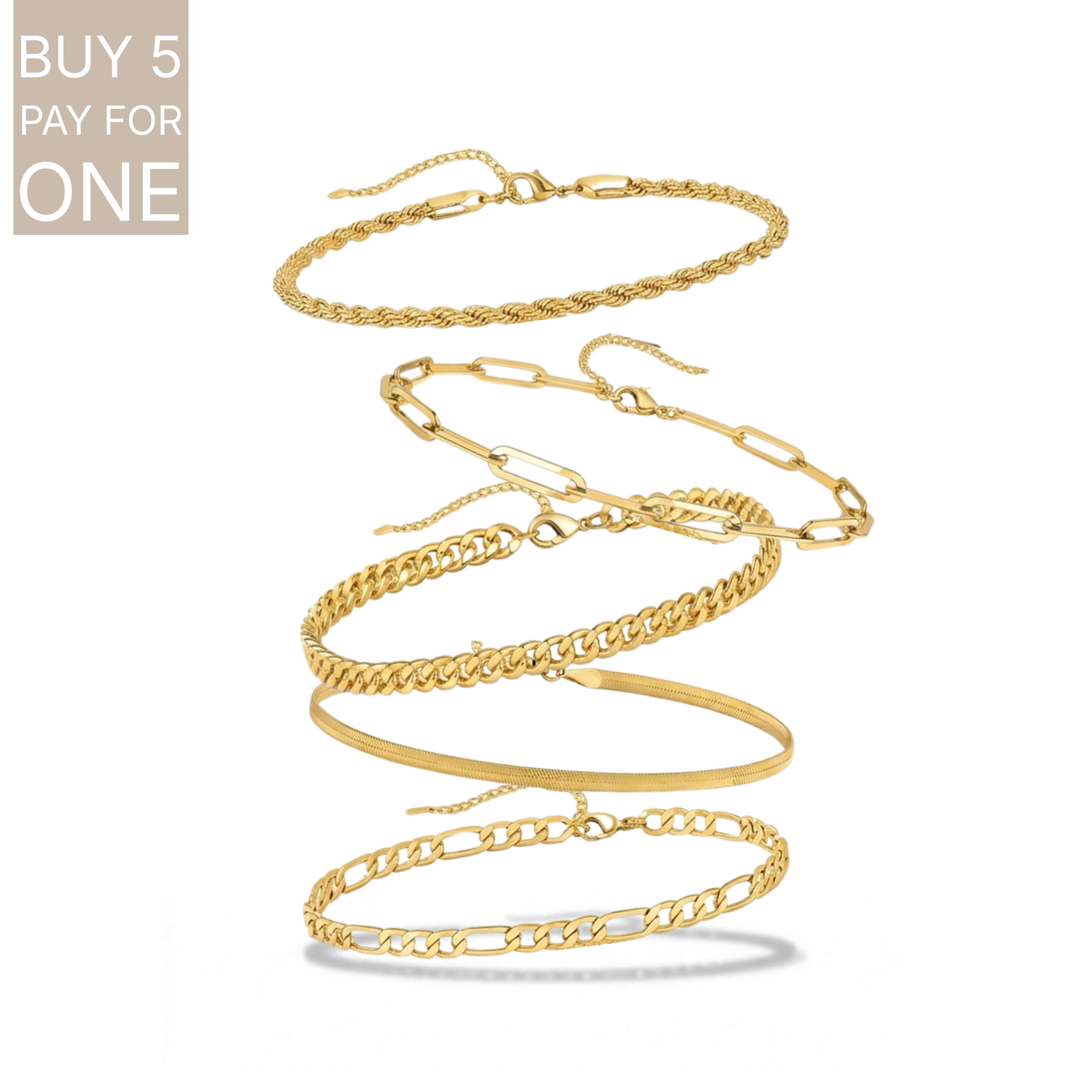 The Classic Chain Stack [5PC]