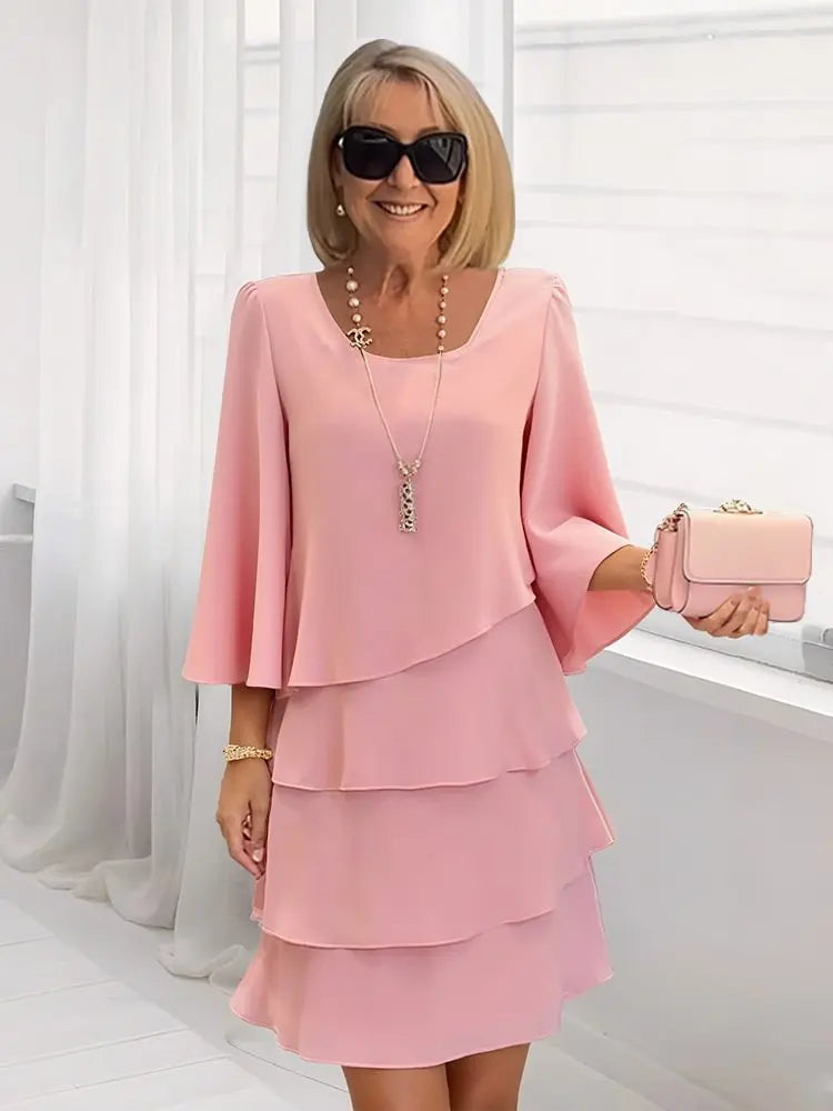 Amelia | Elegant Ruffle Dress