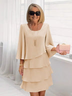 Amelia | Elegant Ruffle Dress