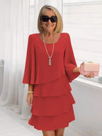 Amelia | Elegant Ruffle Dress