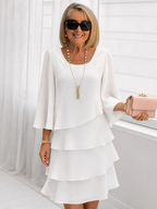 Amelia | Elegant Ruffle Dress
