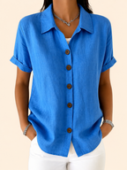 Elodie | Relaxed Short Sleeve Shirt