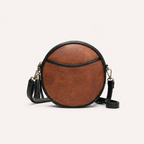 Luna Round Crossbody Bag – Brown