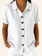 Elodie | Relaxed Short Sleeve Shirt
