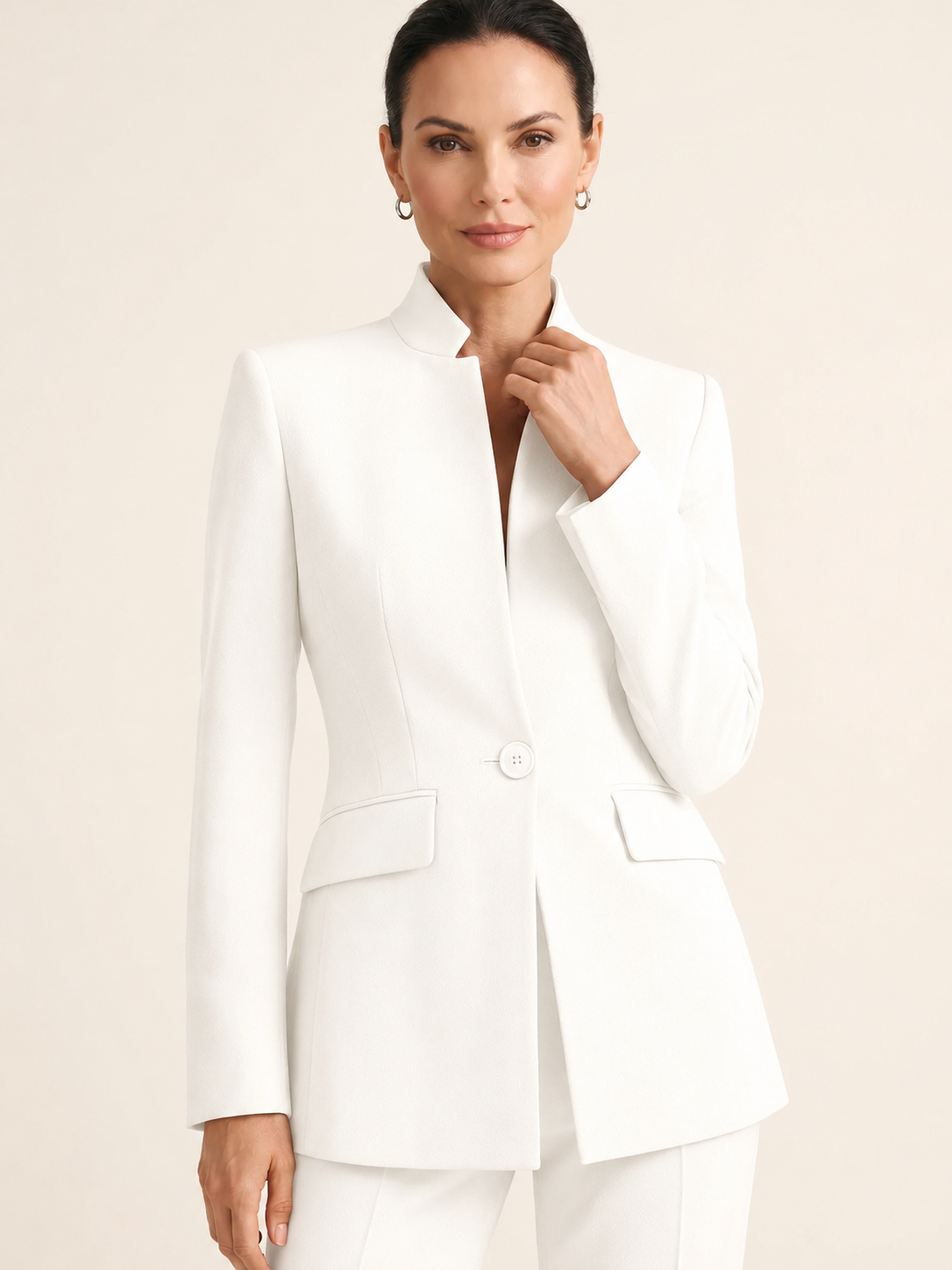 Elegant Tailored Suit – Black