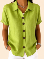 Elodie | Relaxed Short Sleeve Shirt