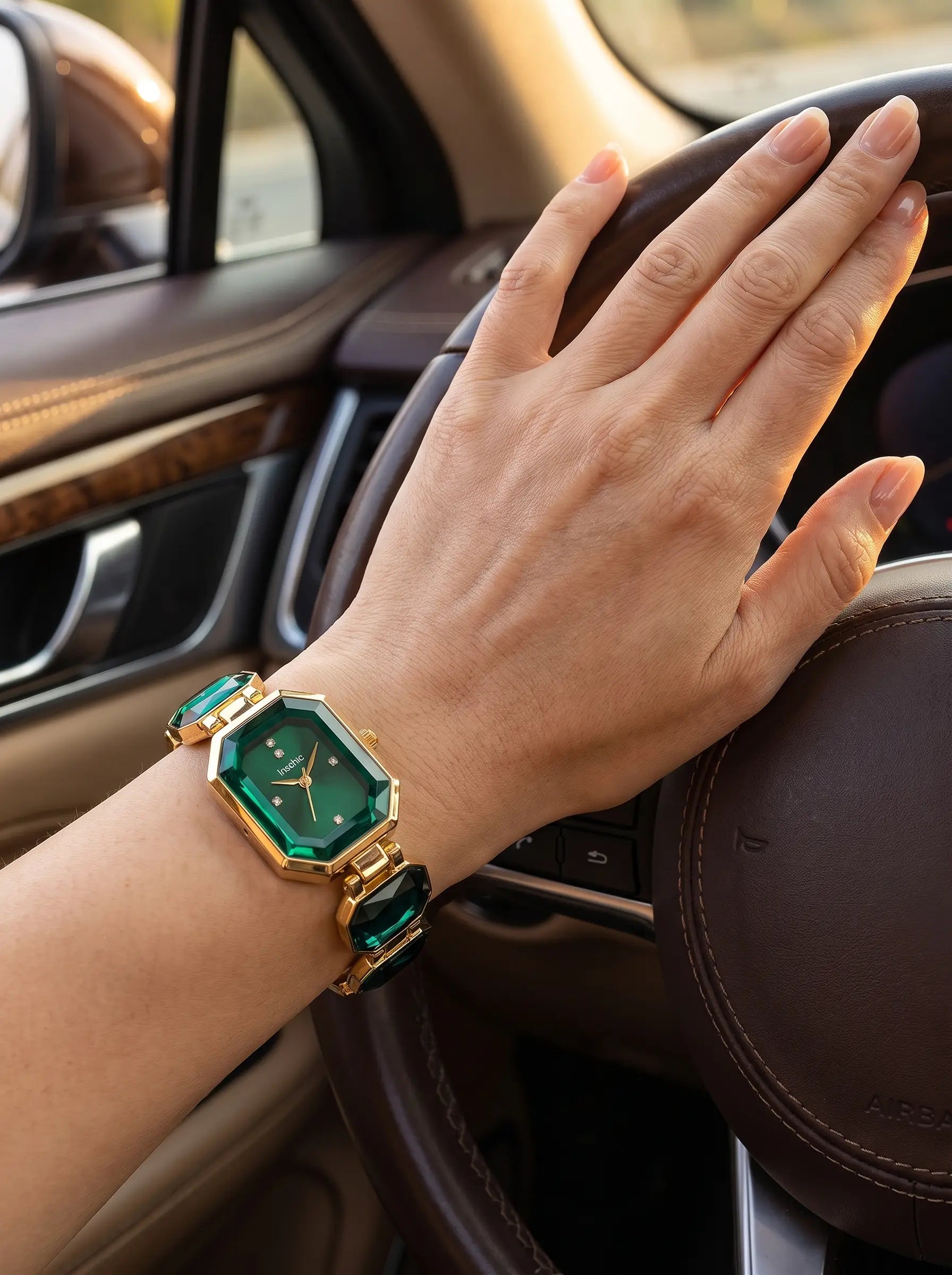 Gemstone Bracelet Watch