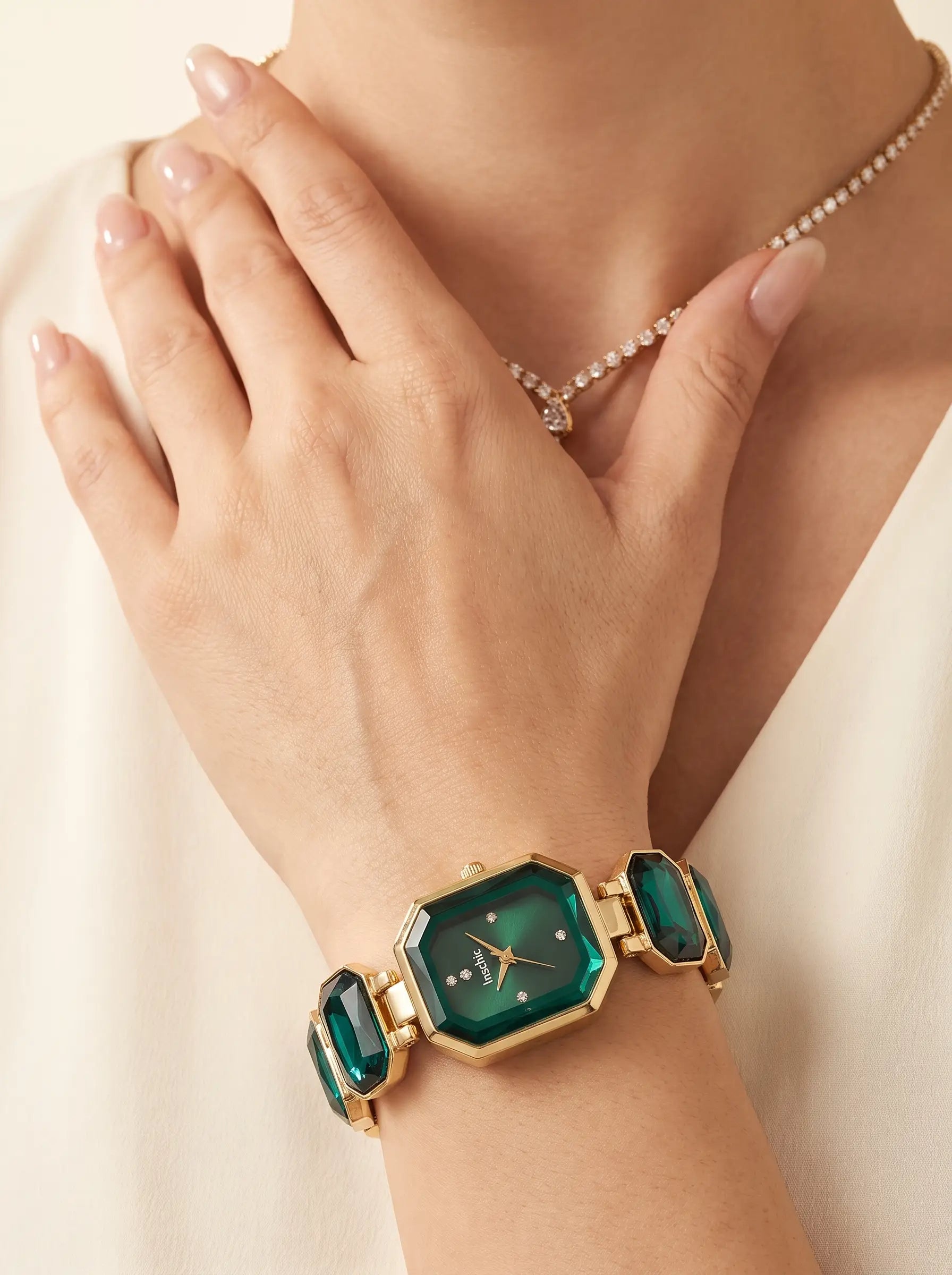 Gemstone Bracelet Watch