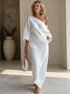 One-Shoulder Maxi Dress