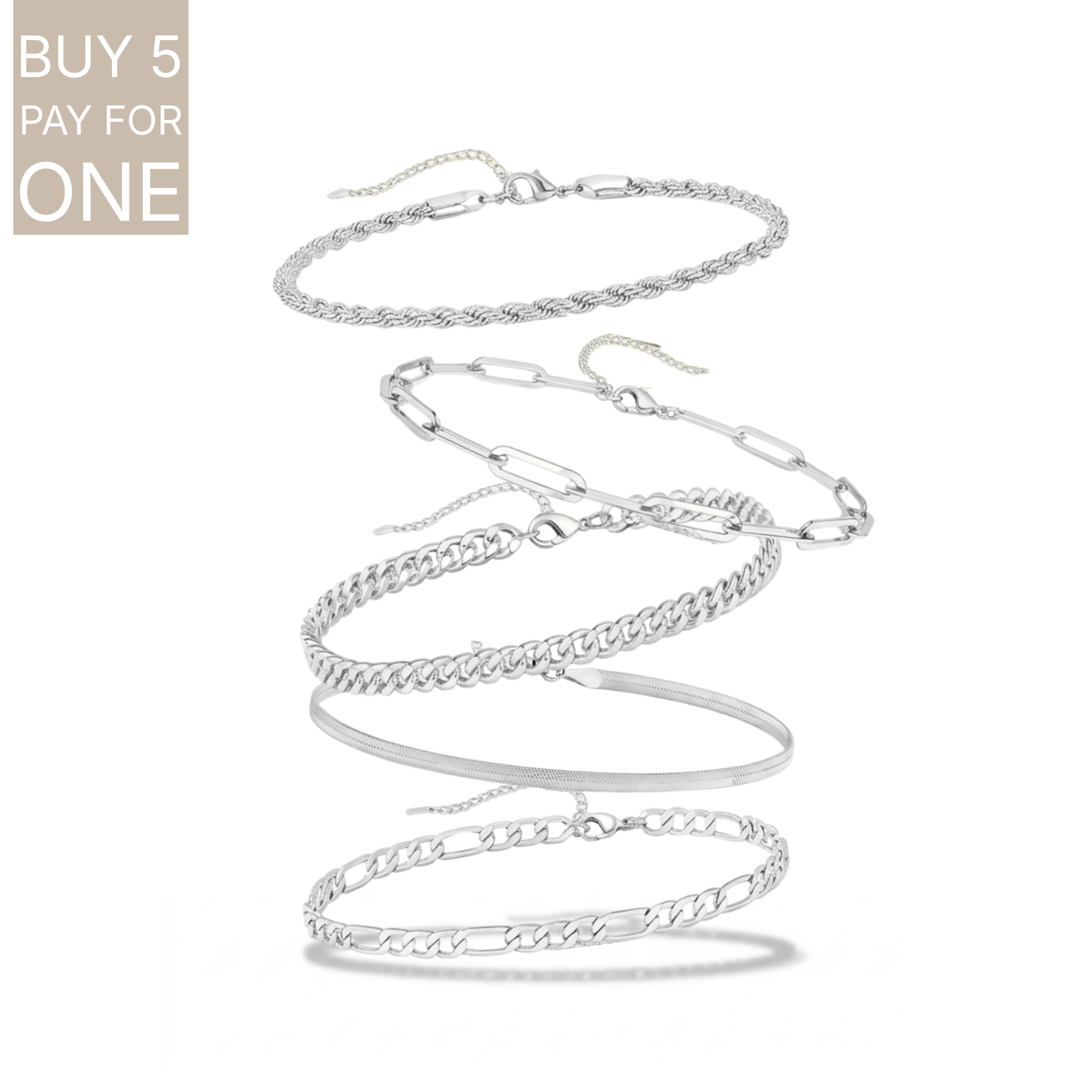 The Classic Chain Stack [5PC]